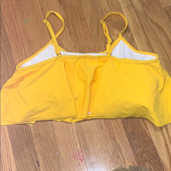 yellow flowy bikini top - Picture 2 of 2